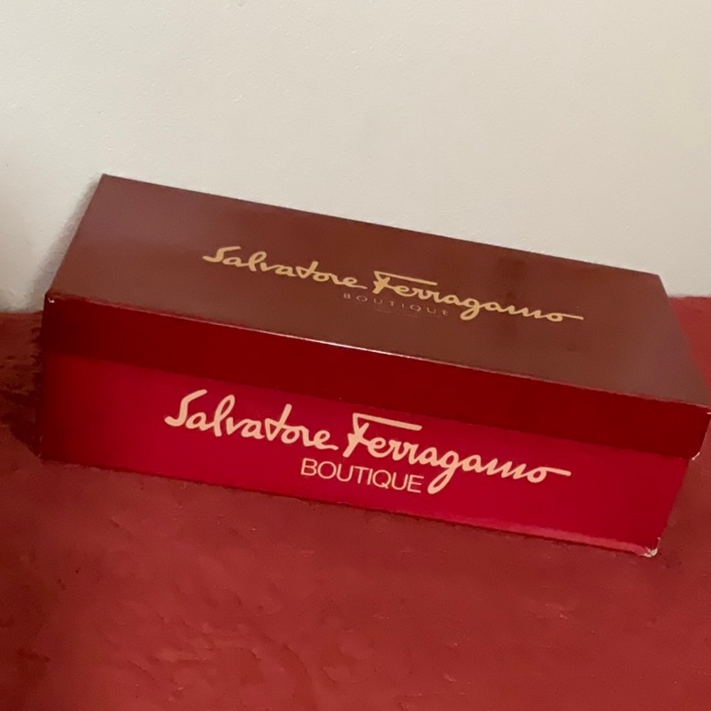 Empty Ferragamo box